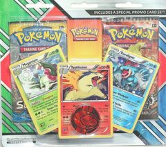 Pokemon Double Booster Pack Typhlosion, Meganium, Feraligatr Blister